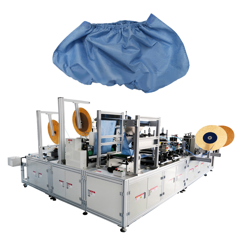 Non-woven non-slip shoe cover machine